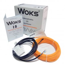 Нагревательный кабель WOKS 18, 100 Вт, 6 м